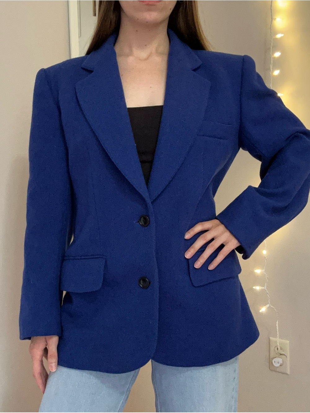 Vintage Blue Calvin Klein Blazer